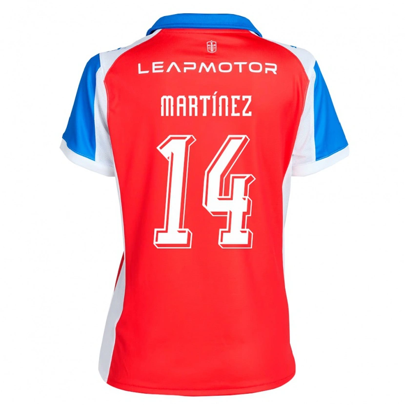 Danxen Mænd Jimmy Martínez #14 Rød Blå Udebane Spillertrøjer 2026/27 Trøje T-Shirt