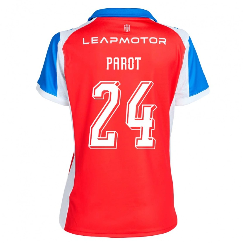 Danxen Mænd Alfonso Parot #24 Rød Blå Udebane Spillertrøjer 2026/27 Trøje T-Shirt