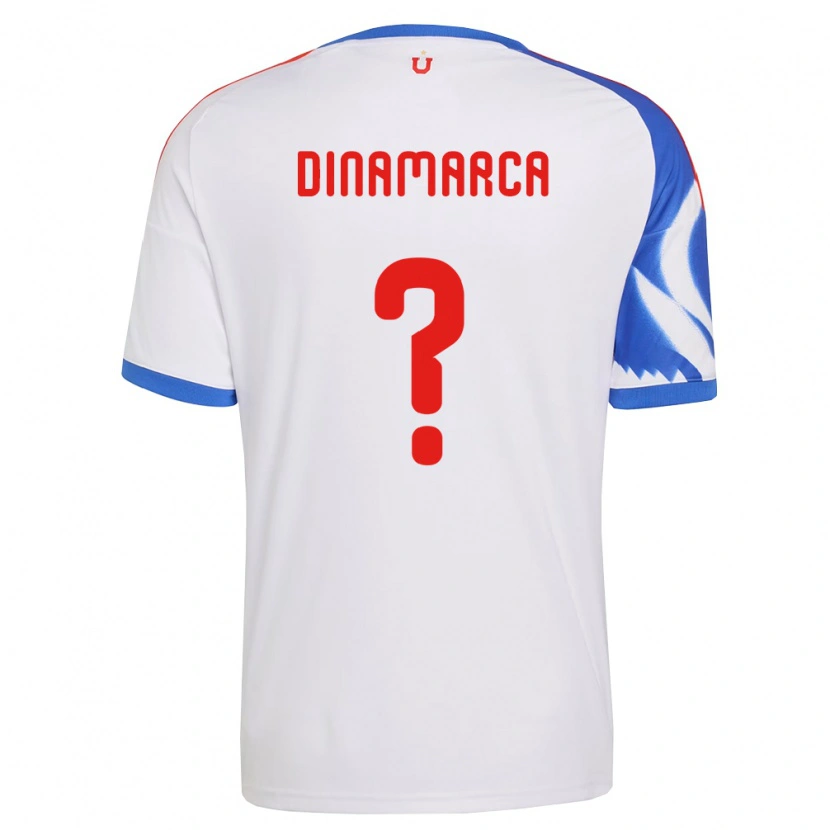 Danxen Mænd Benjamín Dinamarca #0 Hvid Marineblå Udebane Spillertrøjer 2026/27 Trøje T-Shirt