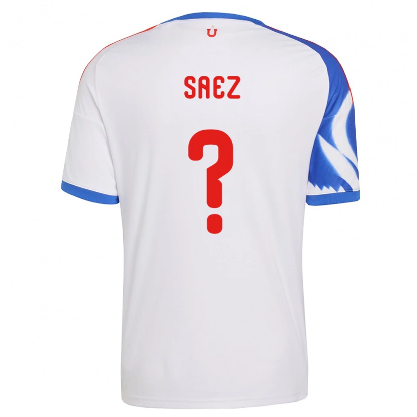 Danxen Mænd Ignacio Sáez #0 Hvid Marineblå Udebane Spillertrøjer 2026/27 Trøje T-Shirt
