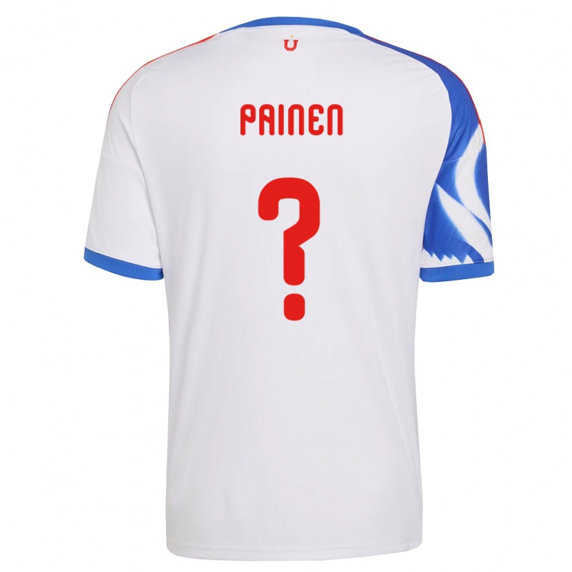 Danxen Mænd Sebastián Painen #0 Hvid Marineblå Udebane Spillertrøjer 2026/27 Trøje T-Shirt