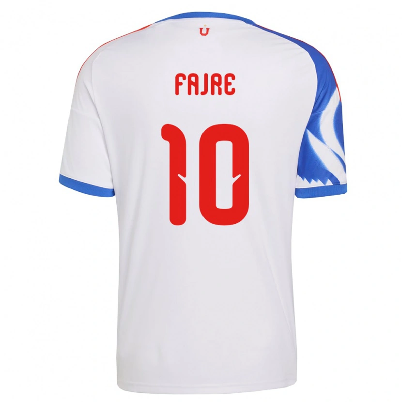 Danxen Mænd Nicole Fajre #10 Hvid Marineblå Udebane Spillertrøjer 2026/27 Trøje T-Shirt