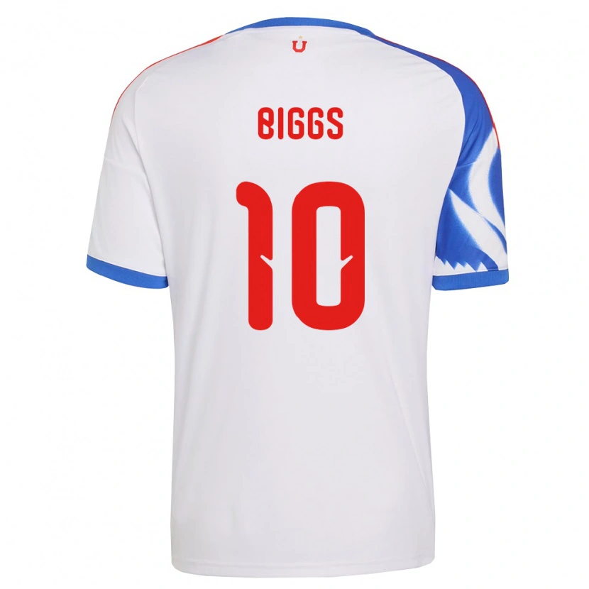 Danxen Mænd Nicole Denise Fajre Biggs #10 Hvid Marineblå Udebane Spillertrøjer 2026/27 Trøje T-Shirt