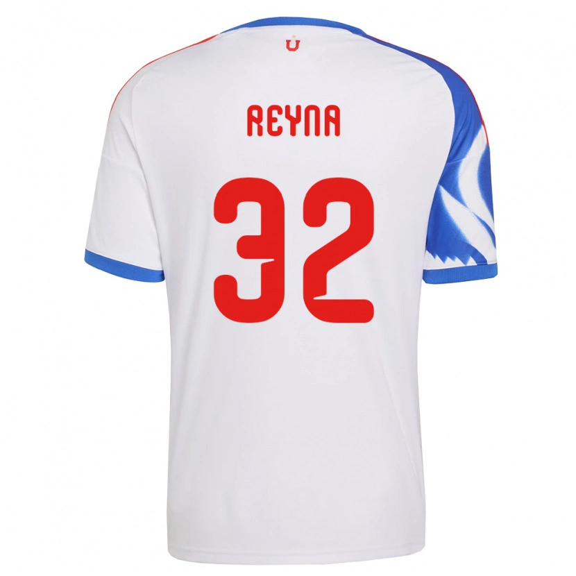 Danxen Mænd Gonzalo Reyna #32 Hvid Marineblå Udebane Spillertrøjer 2026/27 Trøje T-Shirt