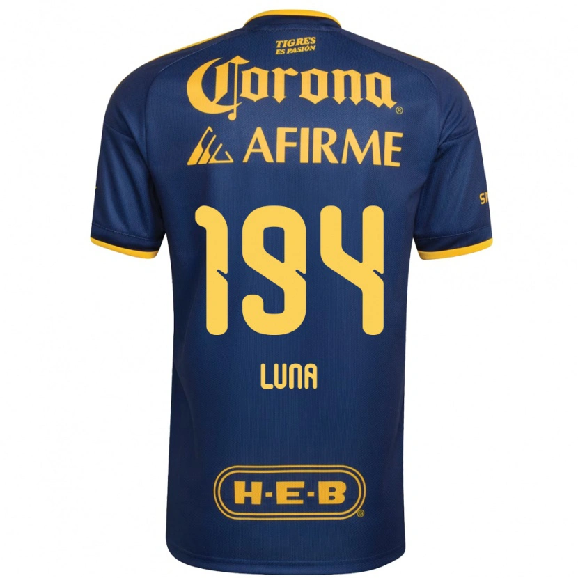Danxen Mænd Juan Luna #194 Kongelig Blå Gul Udebane Spillertrøjer 2026/27 Trøje T-Shirt