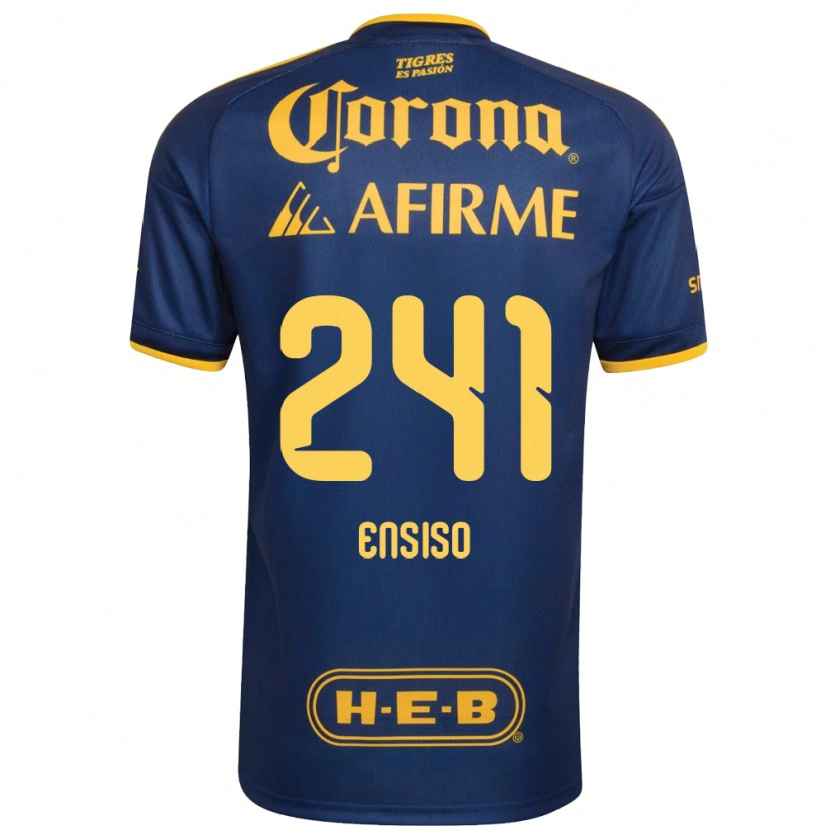 Danxen Mænd Eduardo Ensiso #241 Kongelig Blå Gul Udebane Spillertrøjer 2026/27 Trøje T-Shirt