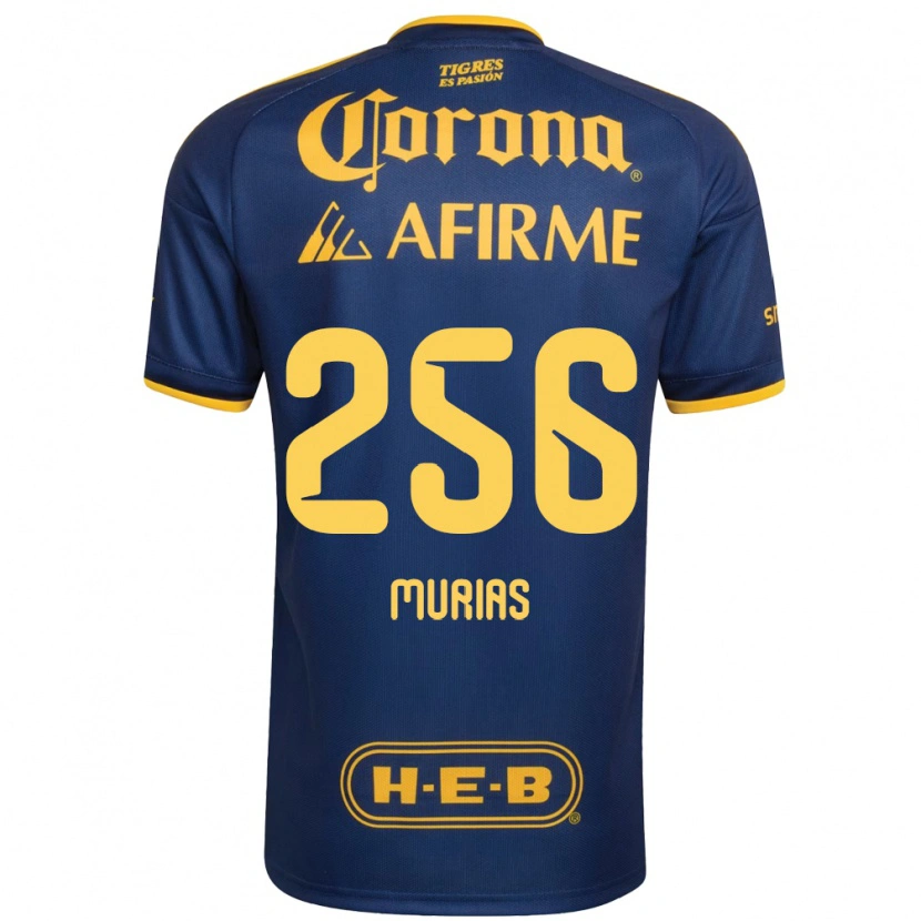 Danxen Mænd Mauricio Murias #256 Kongelig Blå Gul Udebane Spillertrøjer 2026/27 Trøje T-Shirt