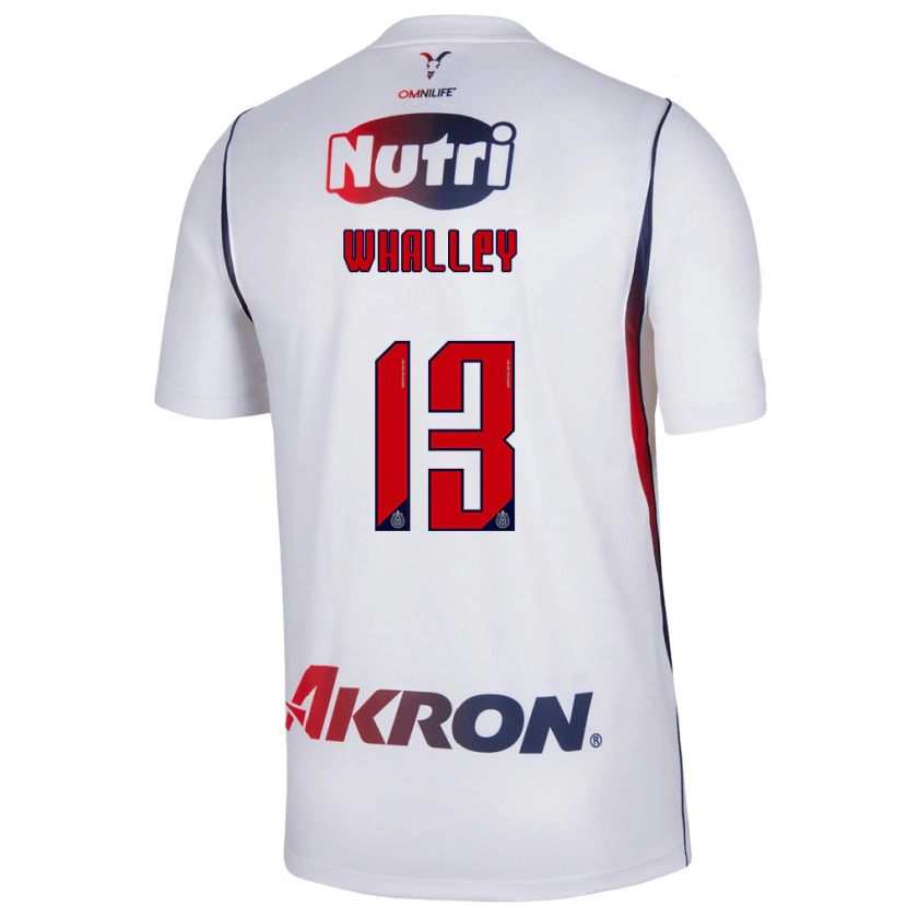 Danxen Mænd Óscar Whalley #13 Hvid Marineblå Rød Udebane Spillertrøjer 2026/27 Trøje T-Shirt