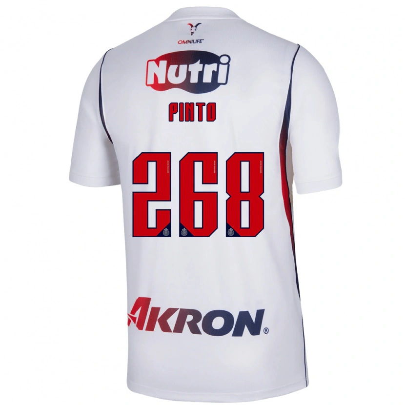 Danxen Mænd Rigo Pinto #268 Hvid Marineblå Rød Udebane Spillertrøjer 2026/27 Trøje T-Shirt