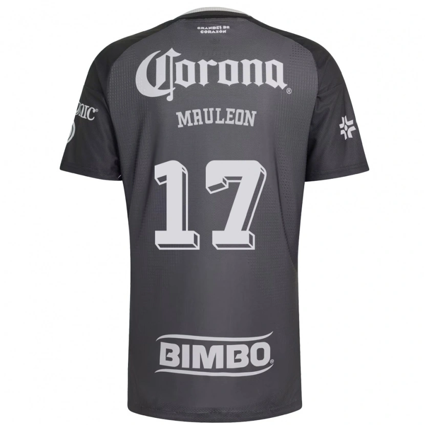 Danxen Mænd Natalia Mauleon #17 Grå Hvid Sort Udebane Spillertrøjer 2026/27 Trøje T-Shirt