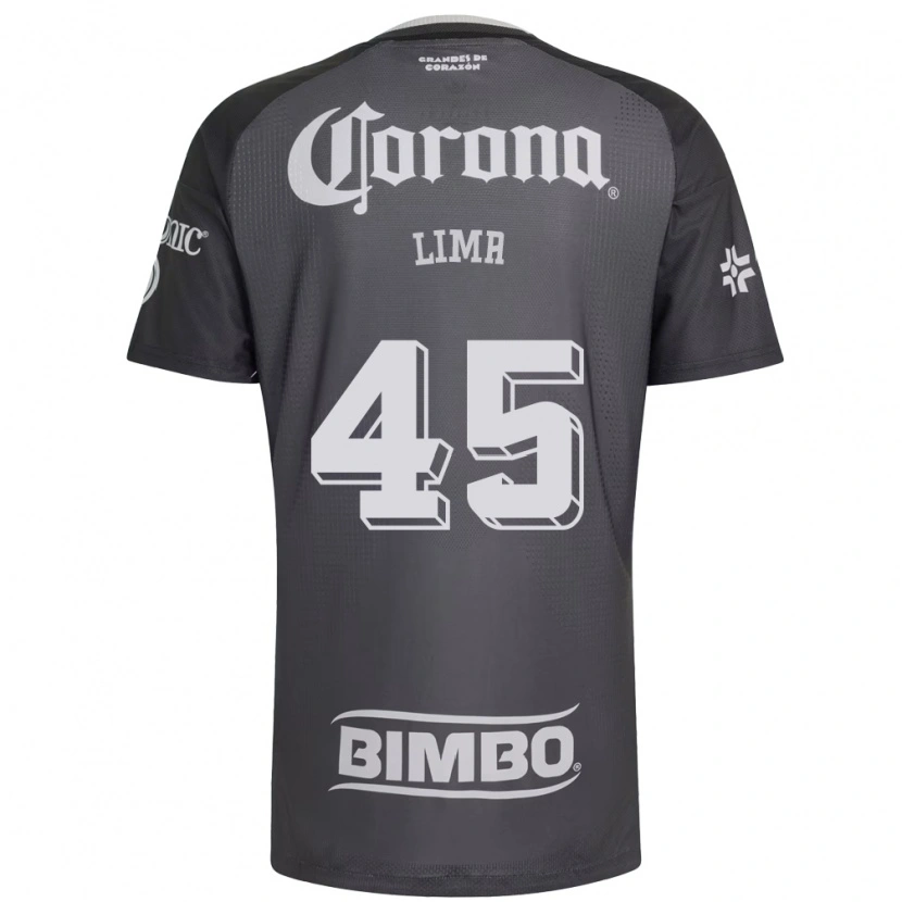 Danxen Mænd Vinícius Moreira De Lima #45 Grå Hvid Sort Udebane Spillertrøjer 2026/27 Trøje T-Shirt