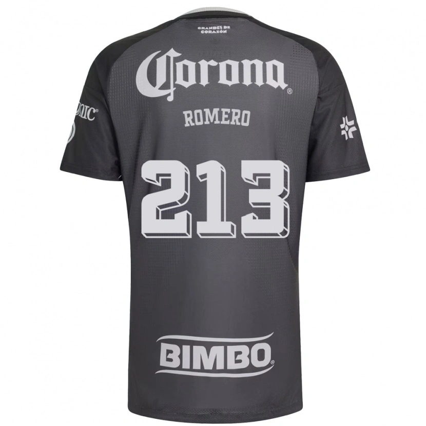 Danxen Mænd Axel Romero #213 Grå Hvid Sort Udebane Spillertrøjer 2026/27 Trøje T-Shirt