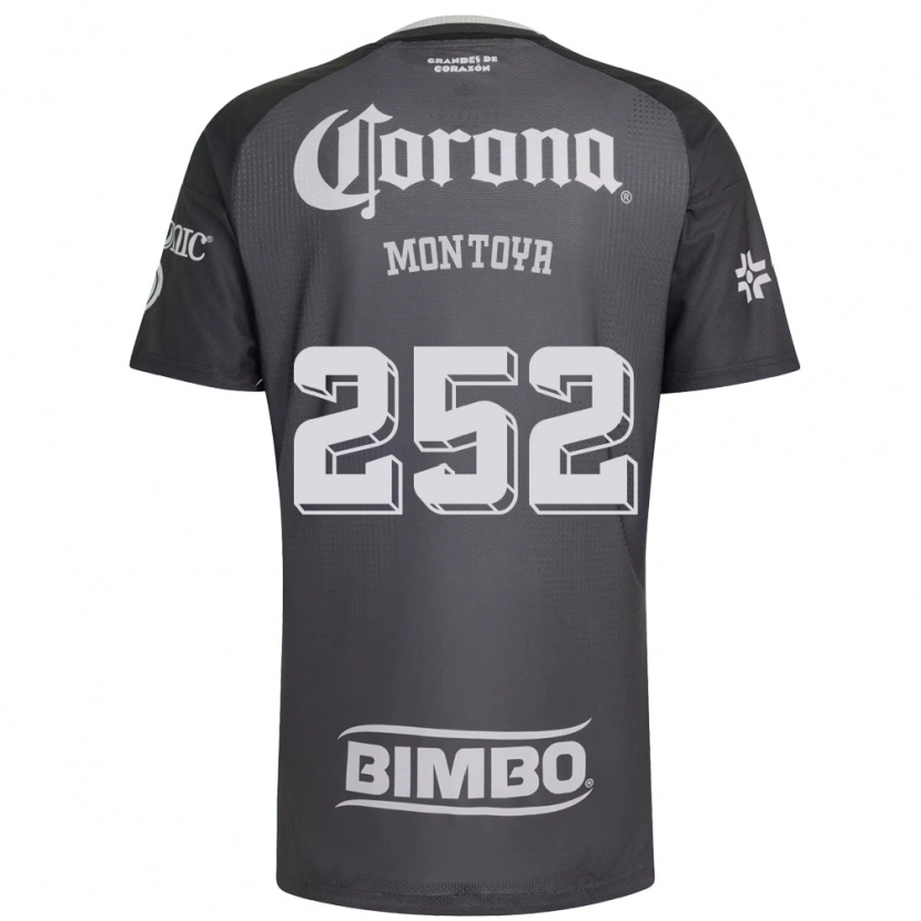 Danxen Mænd Diego Montoya #252 Grå Hvid Sort Udebane Spillertrøjer 2026/27 Trøje T-Shirt