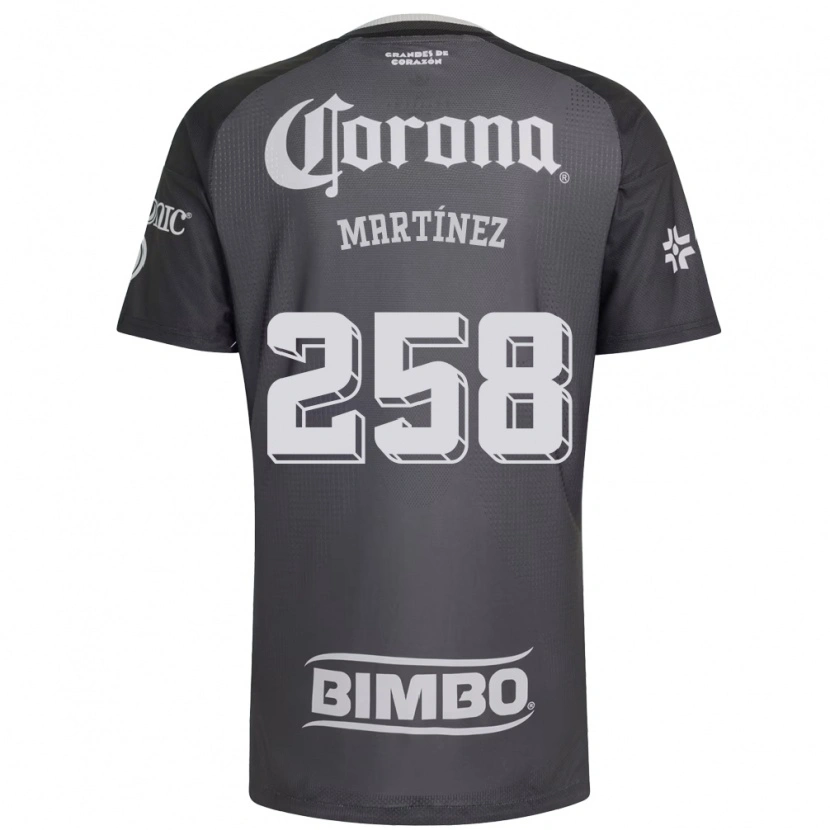 Danxen Mænd Jorge Martínez #258 Grå Hvid Sort Udebane Spillertrøjer 2026/27 Trøje T-Shirt