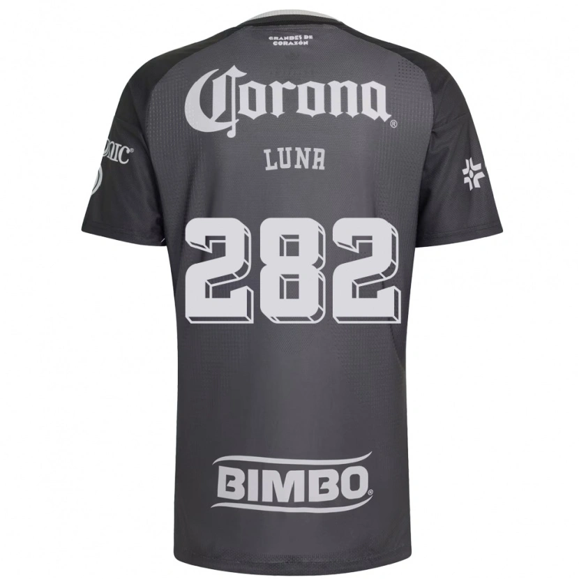 Danxen Mænd Mateo Luna #282 Grå Hvid Sort Udebane Spillertrøjer 2026/27 Trøje T-Shirt