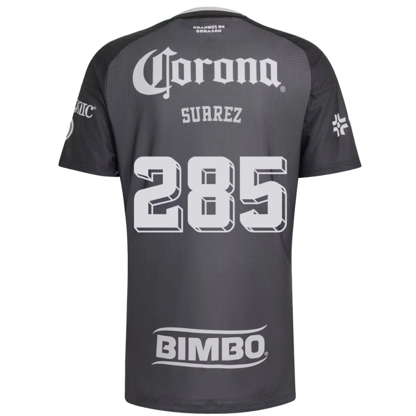 Danxen Mænd Irwin Suárez #285 Grå Hvid Sort Udebane Spillertrøjer 2026/27 Trøje T-Shirt