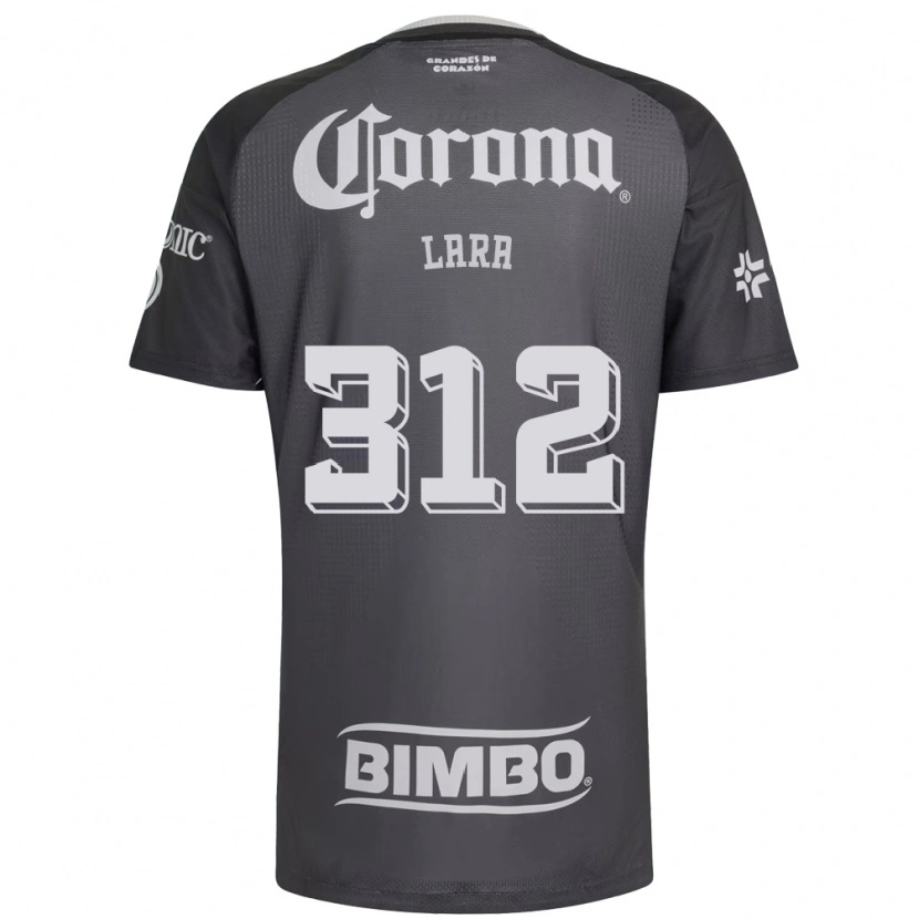 Danxen Mænd Diego Lara #312 Grå Hvid Sort Udebane Spillertrøjer 2026/27 Trøje T-Shirt