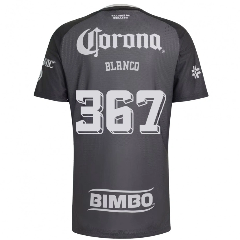 Danxen Mænd Lionel Blanco #367 Grå Hvid Sort Udebane Spillertrøjer 2026/27 Trøje T-Shirt