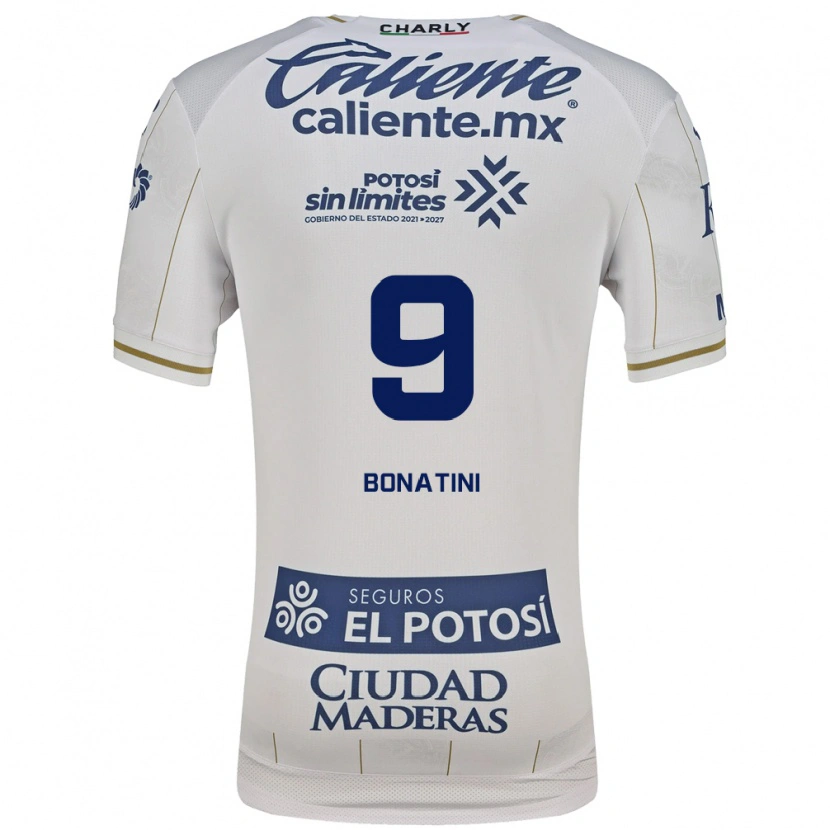 Danxen Mænd Leo Bonatini #9 Hvid Blå Udebane Spillertrøjer 2026/27 Trøje T-Shirt