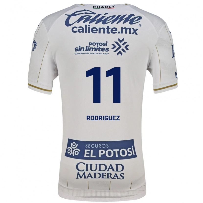 Danxen Mænd David Rodríguez #11 Hvid Blå Udebane Spillertrøjer 2026/27 Trøje T-Shirt