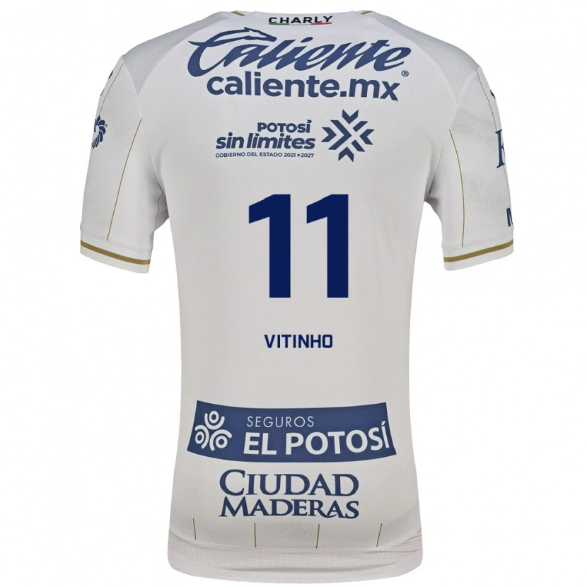 Danxen Mænd Vitinho #11 Hvid Blå Udebane Spillertrøjer 2026/27 Trøje T-Shirt