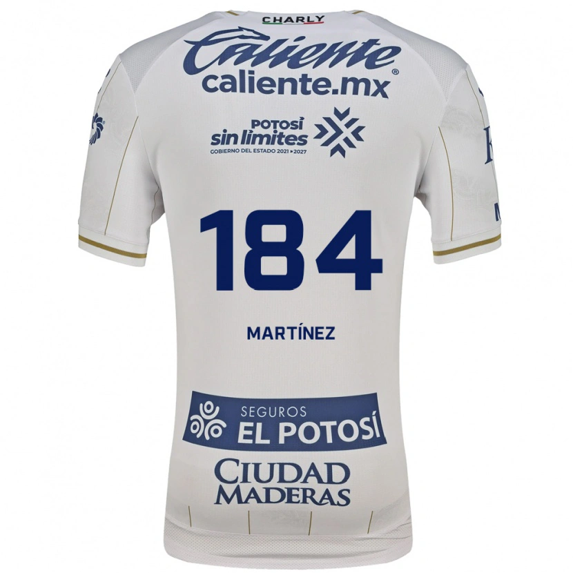 Danxen Mænd Braulio Martínez #184 Hvid Blå Udebane Spillertrøjer 2026/27 Trøje T-Shirt