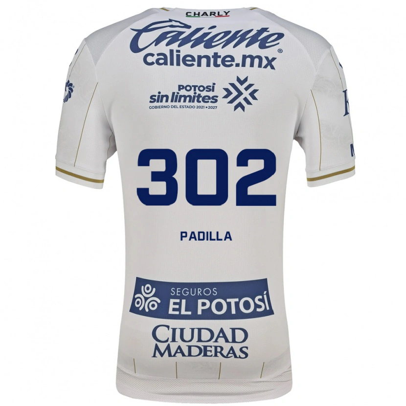 Danxen Mænd Sahid Padilla #302 Hvid Blå Udebane Spillertrøjer 2026/27 Trøje T-Shirt
