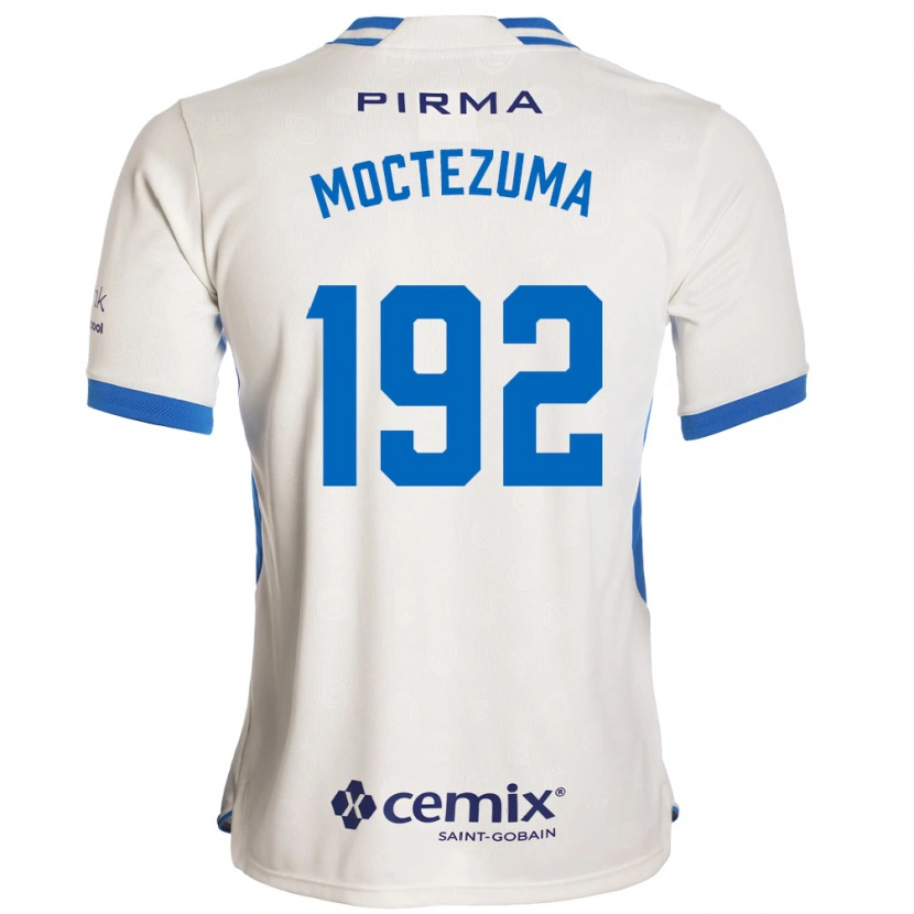 Danxen Mænd Brayan Moctezuma #192 Hvid Blå Rød Udebane Spillertrøjer 2026/27 Trøje T-Shirt