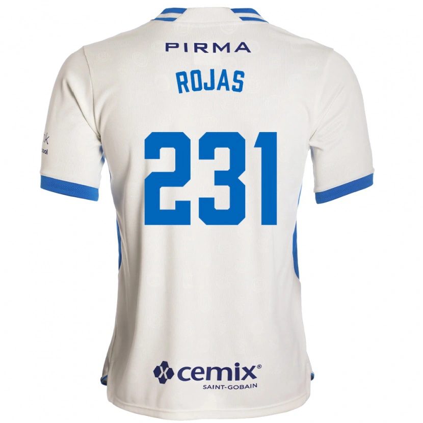 Danxen Mænd Ramiro Rojas #231 Hvid Blå Rød Udebane Spillertrøjer 2026/27 Trøje T-Shirt