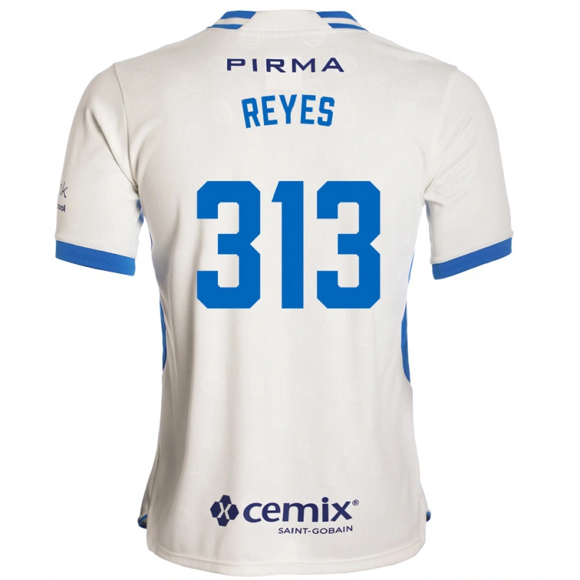 Danxen Mænd Ian Reyes #313 Hvid Blå Rød Udebane Spillertrøjer 2026/27 Trøje T-Shirt