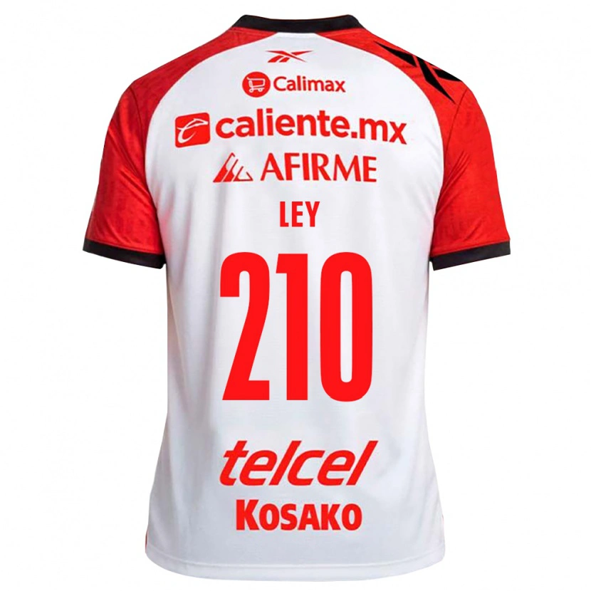 Danxen Mænd Emanuel Ley #210 Hvid Sort Rød Udebane Spillertrøjer 2026/27 Trøje T-Shirt