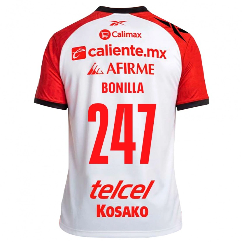 Danxen Mænd Martín Bonilla #247 Hvid Sort Rød Udebane Spillertrøjer 2026/27 Trøje T-Shirt