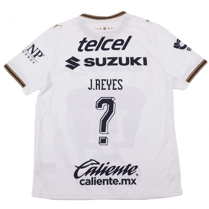 Danxen Mænd Joaquín Reyes #0 Hvid Sort Brun Udebane Spillertrøjer 2026/27 Trøje T-Shirt