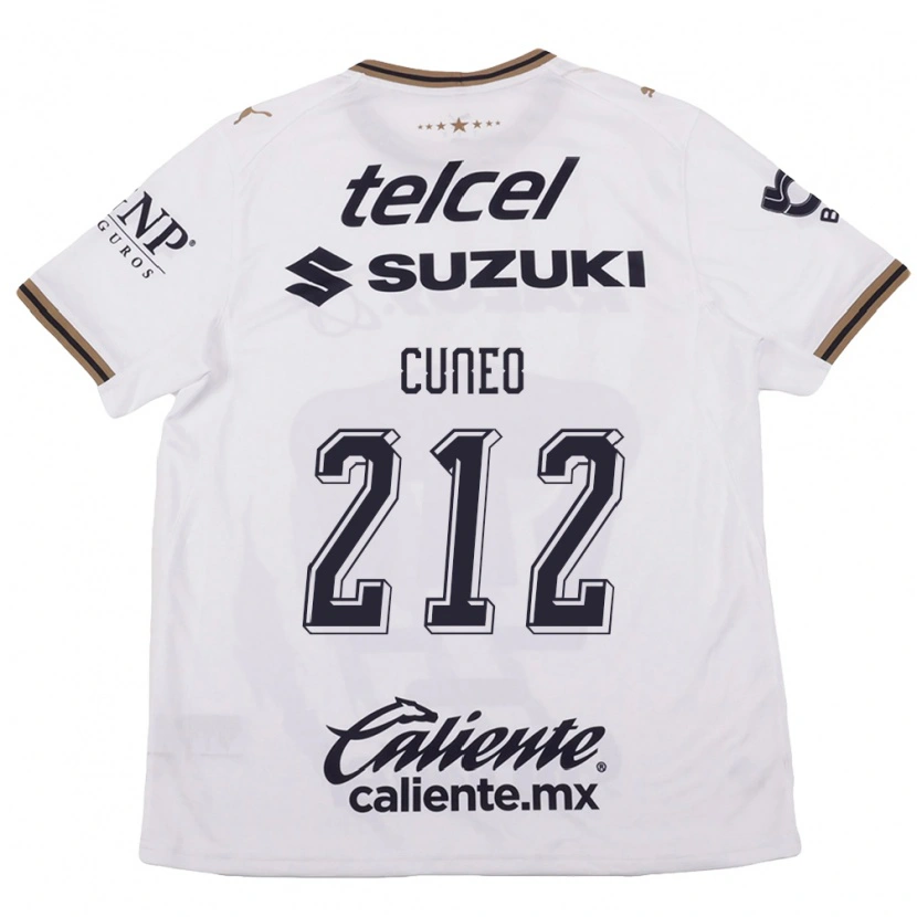 Danxen Mænd Kevin Cuneo #212 Hvid Sort Brun Udebane Spillertrøjer 2026/27 Trøje T-Shirt