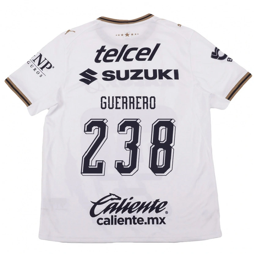 Danxen Mænd André Guerrero #238 Hvid Sort Brun Udebane Spillertrøjer 2026/27 Trøje T-Shirt