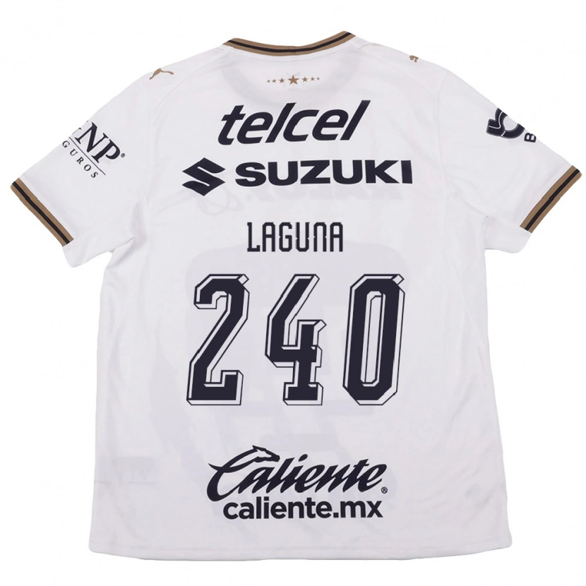 Danxen Mænd Diego Laguna #240 Hvid Sort Brun Udebane Spillertrøjer 2026/27 Trøje T-Shirt