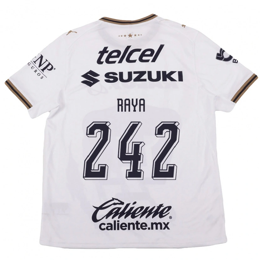 Danxen Mænd Félix Raya #242 Hvid Sort Brun Udebane Spillertrøjer 2026/27 Trøje T-Shirt