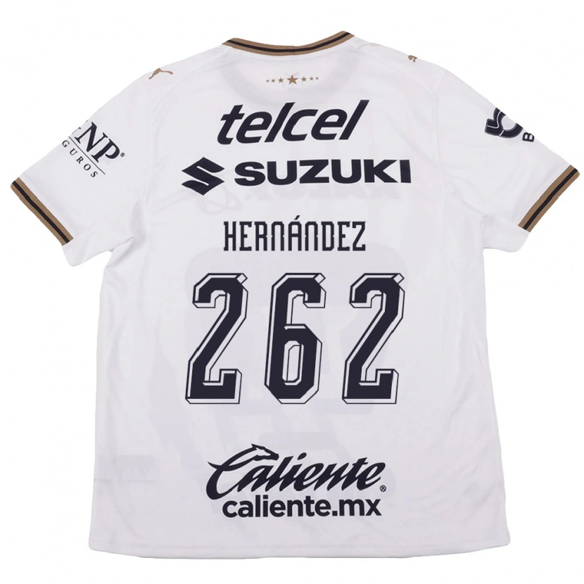 Danxen Mænd Roberto Hernández #262 Hvid Sort Brun Udebane Spillertrøjer 2026/27 Trøje T-Shirt