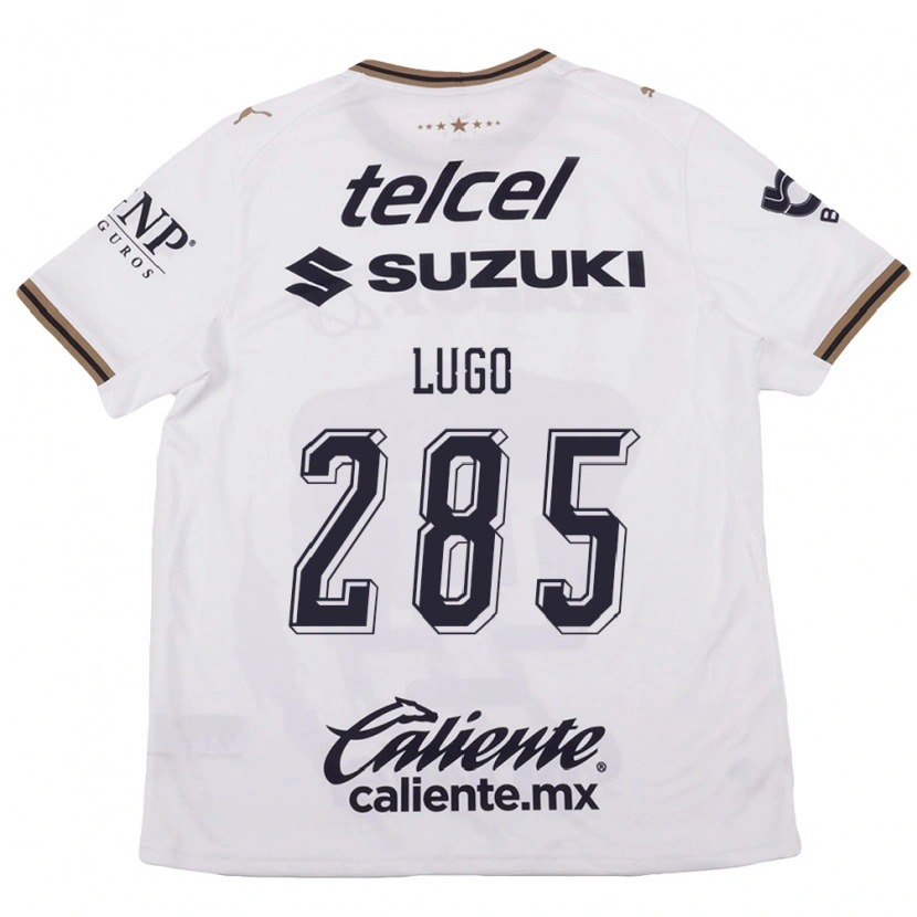 Danxen Mænd Nicolás Lugo #285 Hvid Sort Brun Udebane Spillertrøjer 2026/27 Trøje T-Shirt