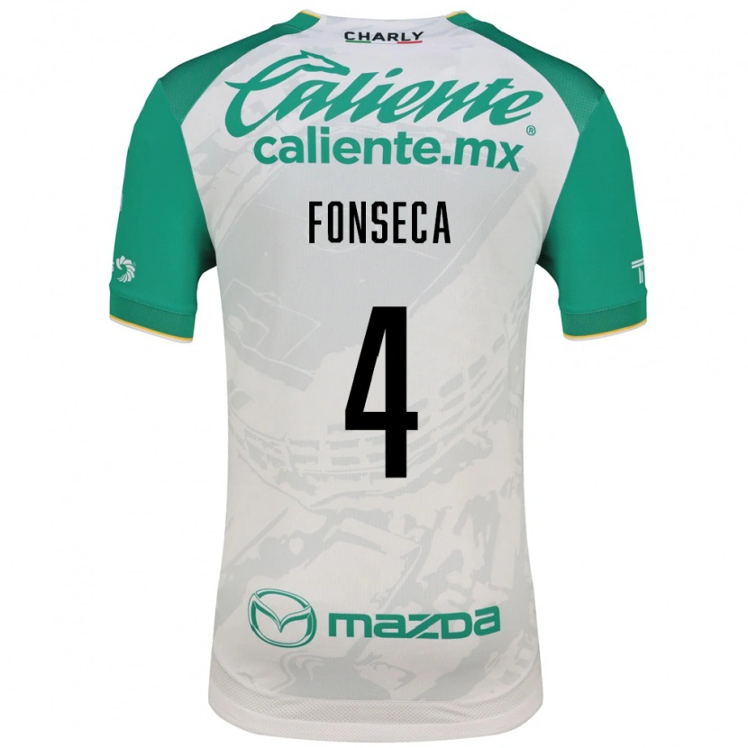 Danxen Mænd Nicolás Fonseca #4 Lysegrøn Hvid Udebane Spillertrøjer 2026/27 Trøje T-Shirt