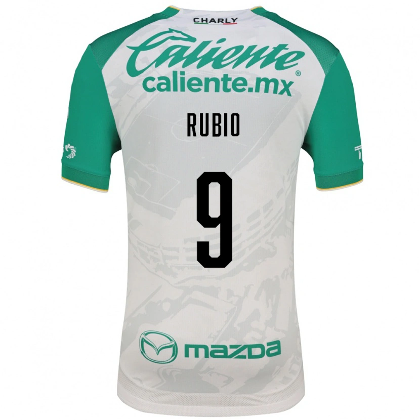 Danxen Mænd Brian Rubio #9 Lysegrøn Hvid Udebane Spillertrøjer 2026/27 Trøje T-Shirt