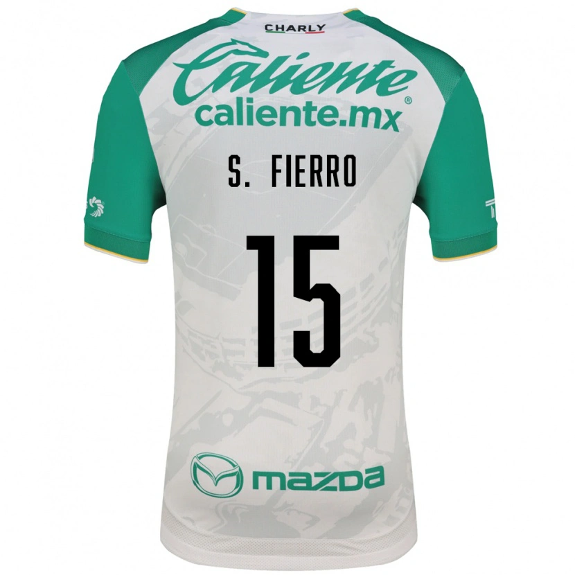 Danxen Mænd Sebastián Fierro #15 Lysegrøn Hvid Udebane Spillertrøjer 2026/27 Trøje T-Shirt