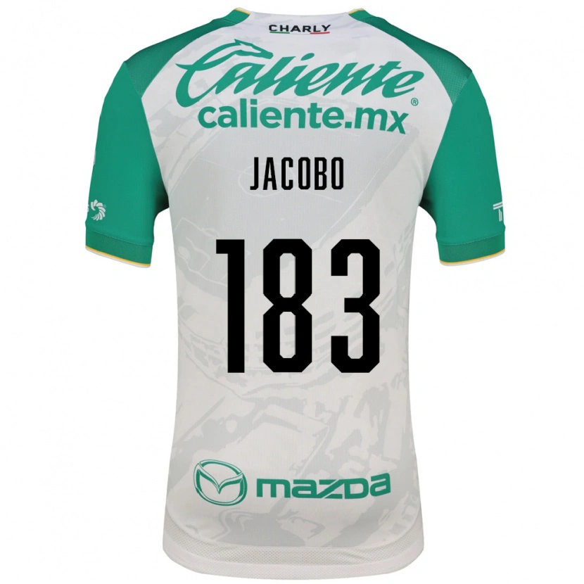 Danxen Mænd Sebastián Jacobo #183 Lysegrøn Hvid Udebane Spillertrøjer 2026/27 Trøje T-Shirt