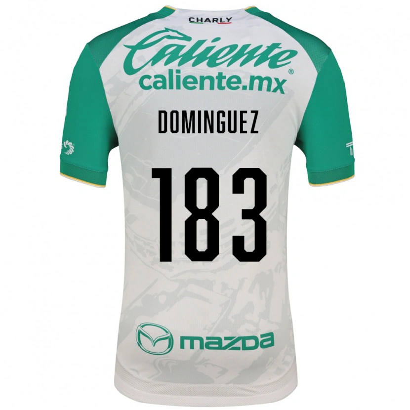 Danxen Mænd Jesús Domínguez #183 Lysegrøn Hvid Udebane Spillertrøjer 2026/27 Trøje T-Shirt