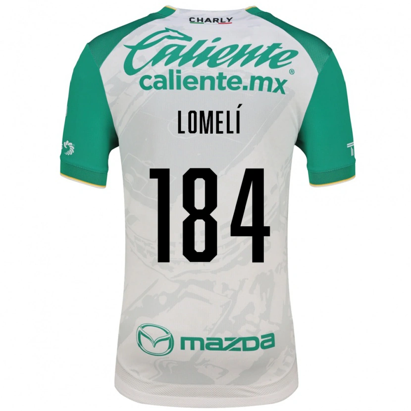 Danxen Mænd Diego Lomelí #184 Lysegrøn Hvid Udebane Spillertrøjer 2026/27 Trøje T-Shirt