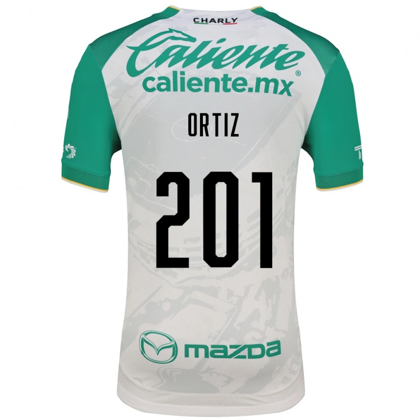 Danxen Mænd Youssef Ortiz #201 Lysegrøn Hvid Udebane Spillertrøjer 2026/27 Trøje T-Shirt