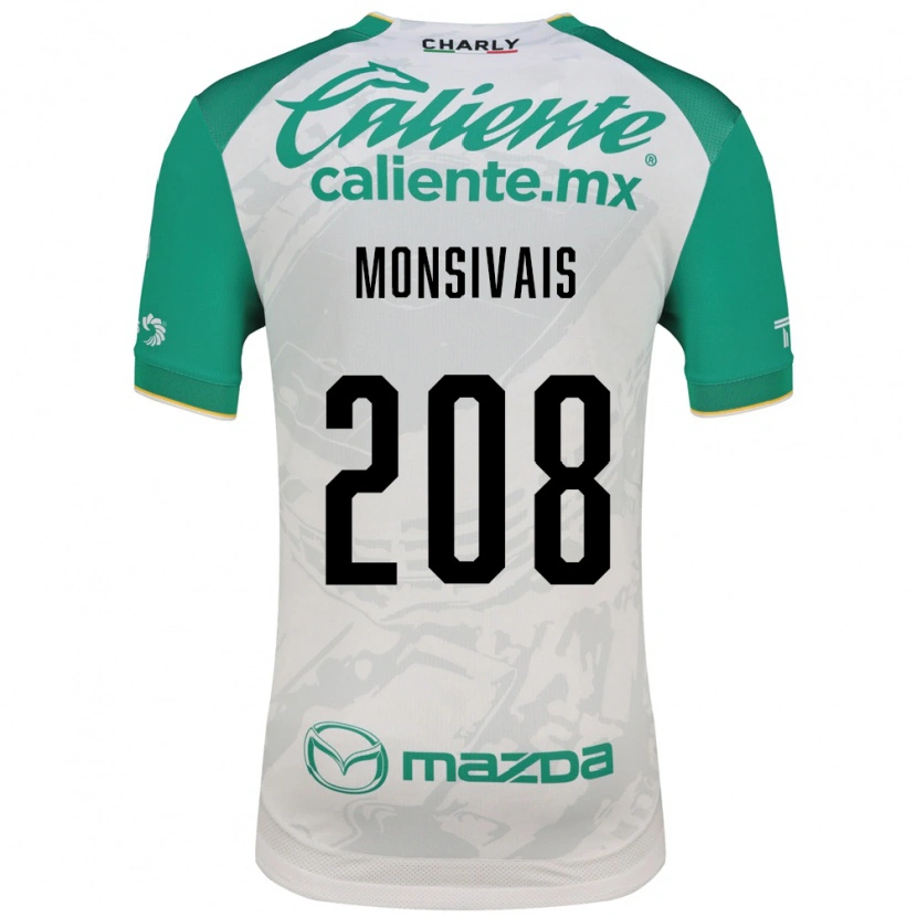 Danxen Mænd Daniel Monsivaís #208 Lysegrøn Hvid Udebane Spillertrøjer 2026/27 Trøje T-Shirt