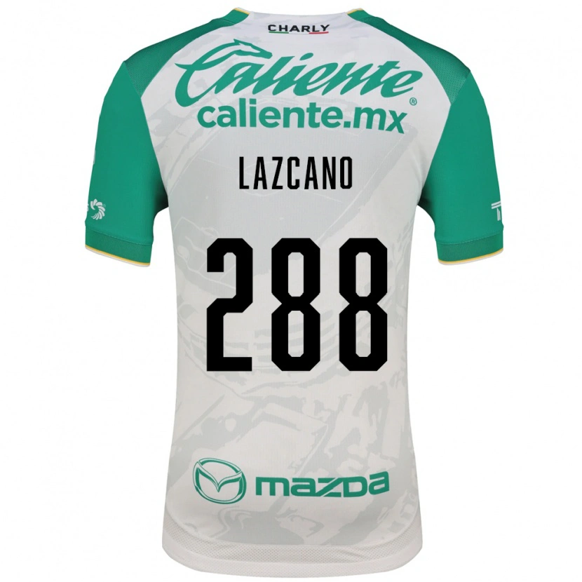 Danxen Mænd Evan Lazcano #288 Lysegrøn Hvid Udebane Spillertrøjer 2026/27 Trøje T-Shirt