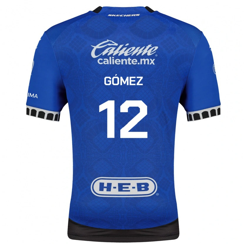 Danxen Mænd Jaime Gómez #12 Kongelig Blå Hvid Sort Udebane Spillertrøjer 2026/27 Trøje T-Shirt
