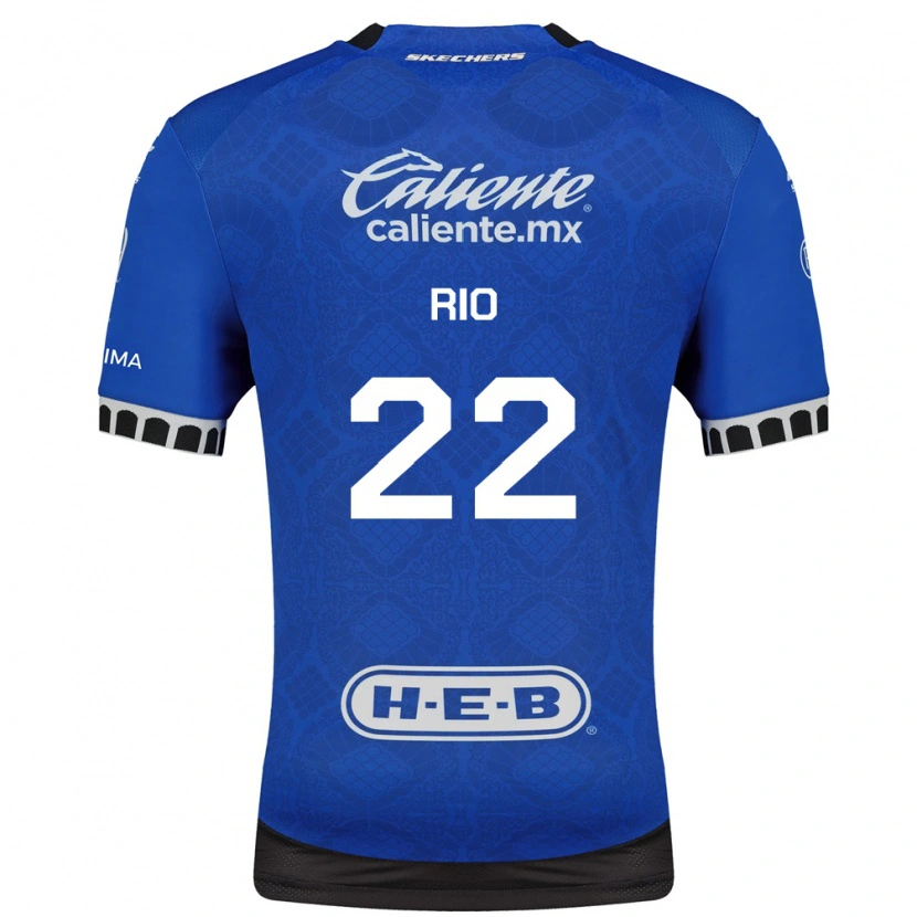 Danxen Mænd Martín Rio #22 Kongelig Blå Hvid Sort Udebane Spillertrøjer 2026/27 Trøje T-Shirt